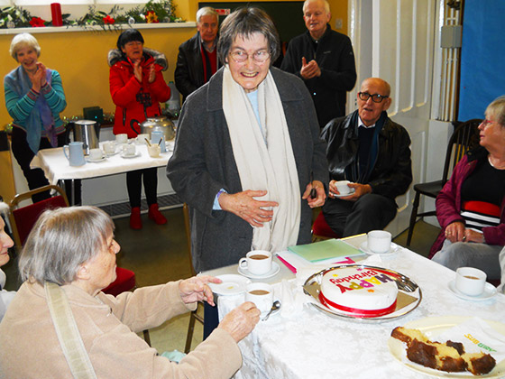 Jean Petts celebrates her 80th birthday
