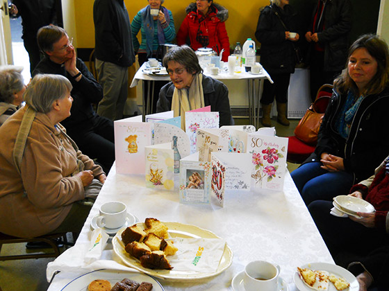 Jean Petts celebrates her 80th birthday