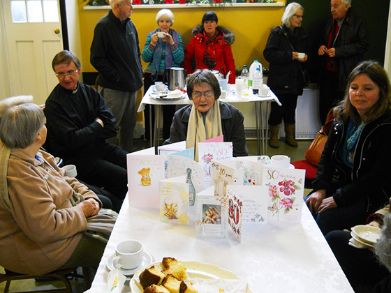Jean Petts celebrates her 80th birthday